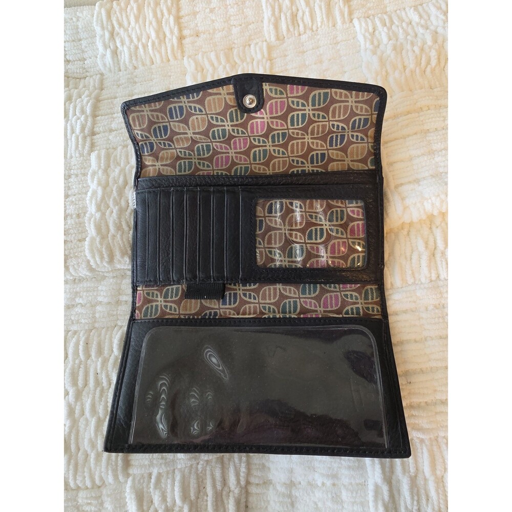 Fossil Black Leather Wallet - Picture 2 of 3